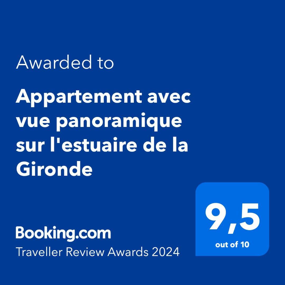 Appartement Avec Vue Panoramique Sur L'Estuaire De La Gironde Plassac  エクステリア 写真
